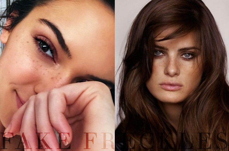 fake freckles