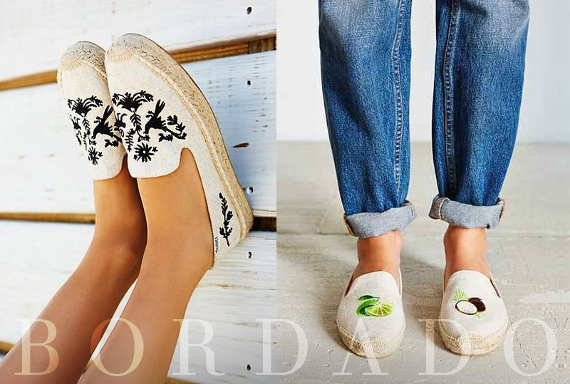 espadrille bordado