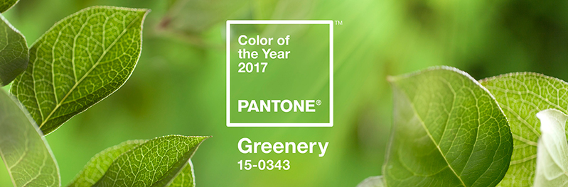 pantone greenery