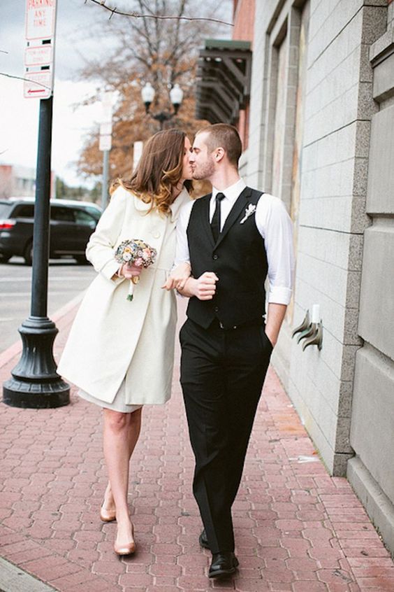 roupa casamento civil inverno